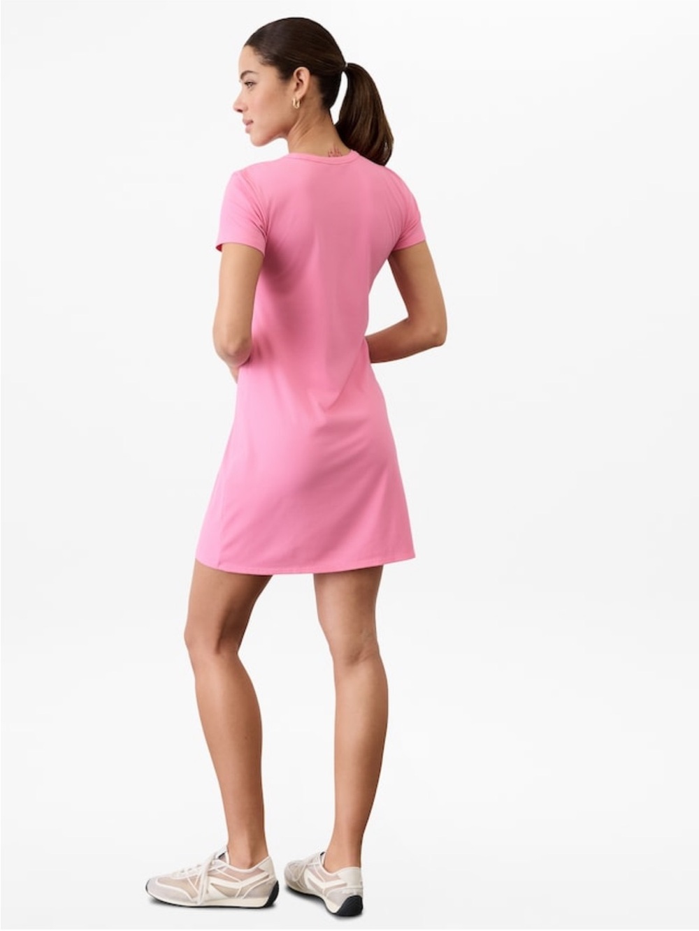 Athleta Signature Rib Tee Dress - Picture 2 of 5